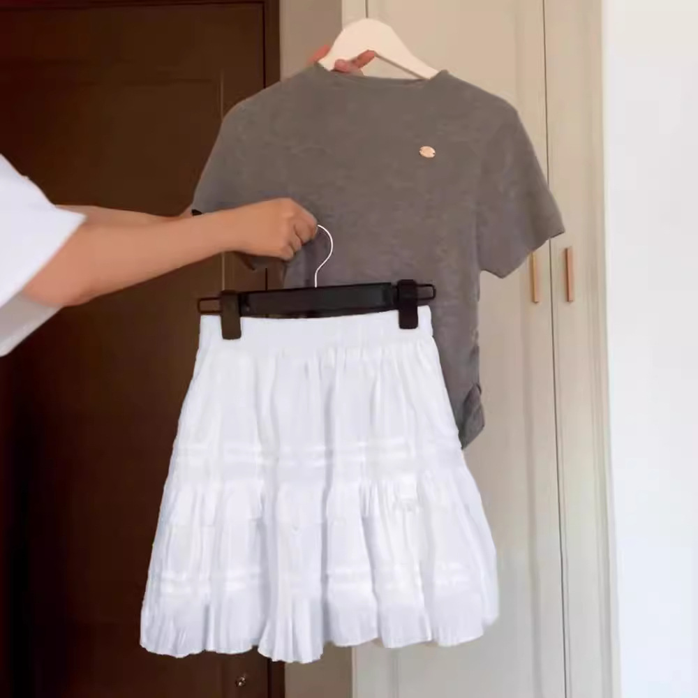 French cake skirt short skirt suit 43 02